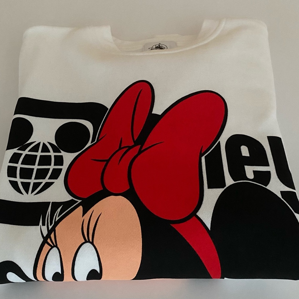 SOLD | WDW Minnie Mouse Double-Sided White XS Whimsical Pullover Crewneck Sweat… - Picture 15 of 15